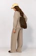 Костюм брючный 9021  серо-бежевый LEANNA-STYLE фото 3