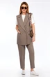 Костюм брючный 9024 какао LEANNA-STYLE
