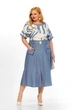 Платье 5020 голубой LEANNA-STYLE фото 3