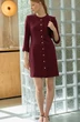 Платье 1708 бордовый Lokka фото 2