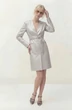 Платье 1834 жемчужно-серый Lokka