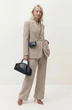 Костюм брючный 1840 бежевый + меланж Lokka