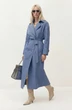 Тренч 1843 темно-голубой Lokka фото 4