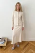 Костюм с юбкой 1852 бежевый Lokka фото 2