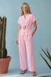 Костюм брючный 1891Р розовый Lokka