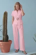 Костюм брючный 1891Р розовый Lokka фото 3