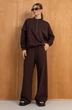 Костюм брючный 279 шоколад LUNA