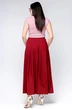 Юбка 7041 бордо La rouge фото 2