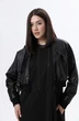 Костюм с платьем 060 черная кожа LM (Лаборатория моды)