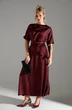 Костюм с юбкой 1180114 бордовый LM (Лаборатория моды) фото 3