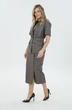 Костюм с юбкой 1690170 серый LM (Лаборатория моды) фото 4