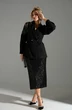 Костюм с юбкой 72042 черное кружево LM (Лаборатория моды) фото 3
