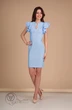Платье 417 голубой Lady Line