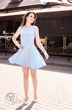 Платье 423 голубой Lady Line