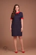 Платье 1063 красная клетка Lady Style Classic