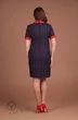 Платье 1063 красная клетка Lady Style Classic