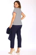 Костюм брючный 1408 темно-синий Lady Style Classic