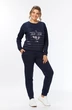 Костюм брючный 1421 синий Lady Style Classic