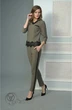 Костюм брючный 1438 оливка Lady Style Classic