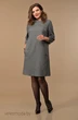 Платье 1520 темно-серый Lady Style Classic
