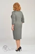 Платье 1527 зеленый+белая полоска Lady Style Classic