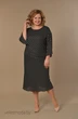 Комплект с платьем 1640 черный+бежевый Lady Style Classic