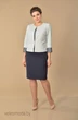 Комплект с патьем 1646 синий+белый Lady Style Classic