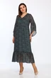 Костюм с платьем 1802-2 черный+зеленый Lady Style Classic фото 4