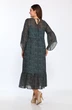 Костюм с платьем 1802-2 черный+зеленый Lady Style Classic фото 2