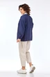 Костюм брючный 2968-1 темно-синий с бежевым Lady Style Classic фото 2