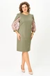 Платье 3062 оливковый Lady Style Classic
