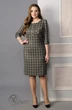 Платье 432 клетка Lady Style Classic