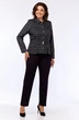 Костюм брючный 564 темно-синий Lady Style Classic