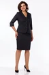 Костюм с юбкой 869-2 темно-синий Lady Style Classic
