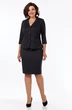 Костюм с юбкой 869-2 темно-синий Lady Style Classic