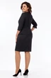 Костюм с юбкой 869-2 темно-синий Lady Style Classic