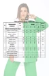 Блузка 081 белый + лайм Ladysecret