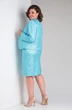 Костюм с юбкой 1625 голубой Ladysecret
