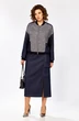 Костюм с юбкой 25103 синий Ladysecret фото 3