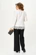 Костюм брючный 26261 белый + черный Ladysecret фото 2