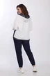 *Спортивный костюм 2747 белый + синий Ladysecret