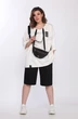 Костюм с шортами 2760 белый + черный Ladysecret