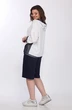 Костюм с шортами 2761 белый + синий Ladysecret