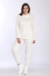 Спортивный костюм 2784 белый + черный Ladysecret