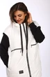 Спортивный костюм 2859 белый + черный Ladysecret