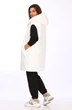 Спортивный костюм 2862 белый + черный Ladysecret