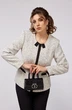 Костюм брючный 2980 черный + бежевый Ladysecret