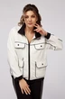 Костюм брючный 2981 черный + молочный Ladysecret