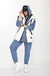 Спортивный костюм 4001 белый + синий Ladysecret