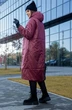 Пальто 5018-1 винный Ladysecret